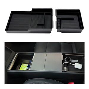 Center Console&Armrest Organizer for Tesla🚙Model Y Juniper 2025 2026&M